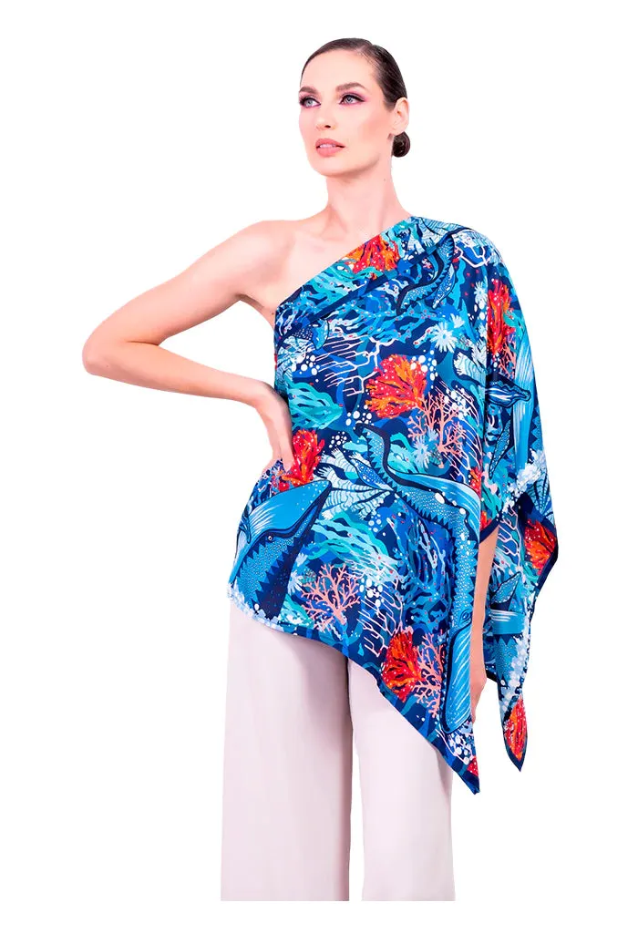 GRAY WHALE PONCHO