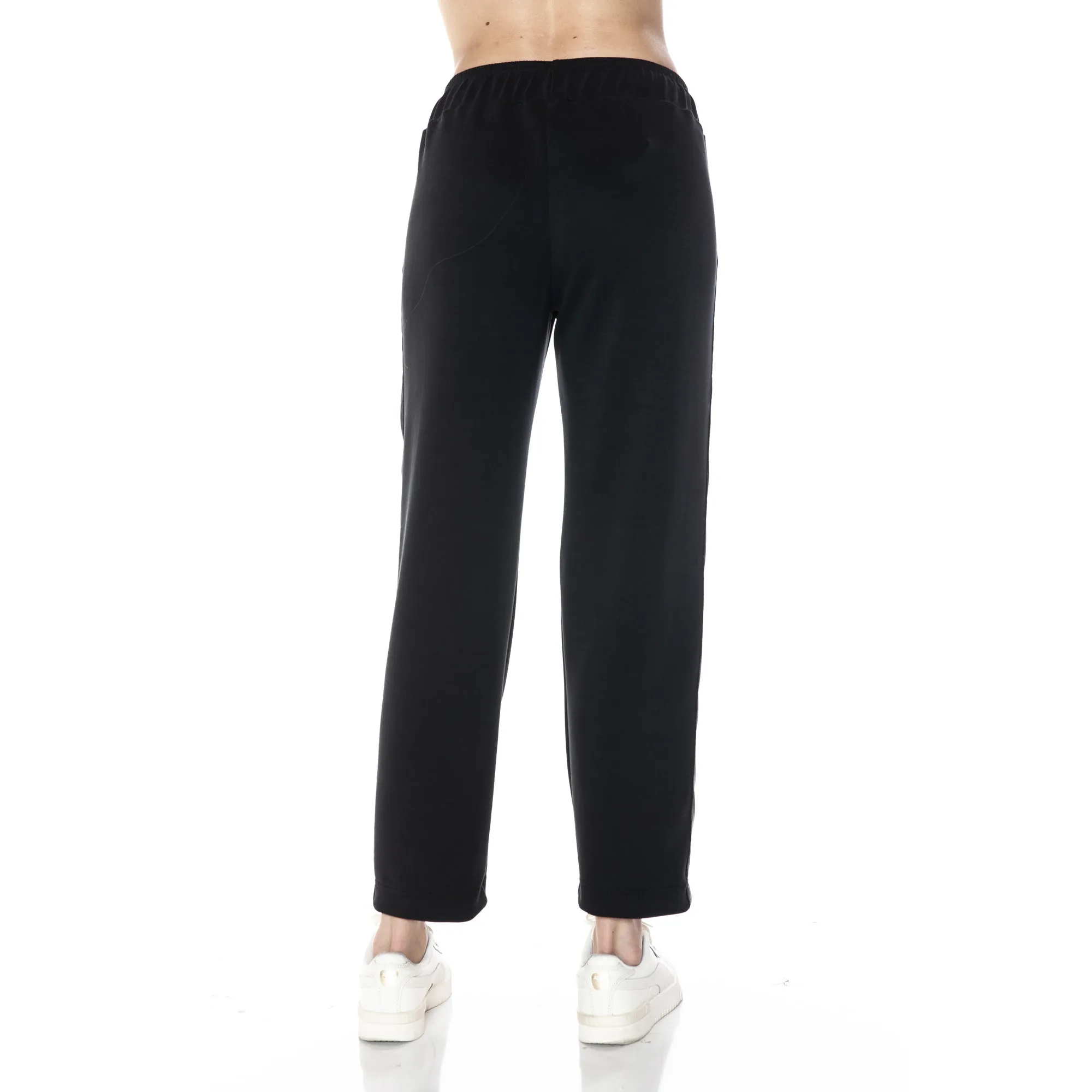 Jass Straight Leg Pleather Pocket Pant