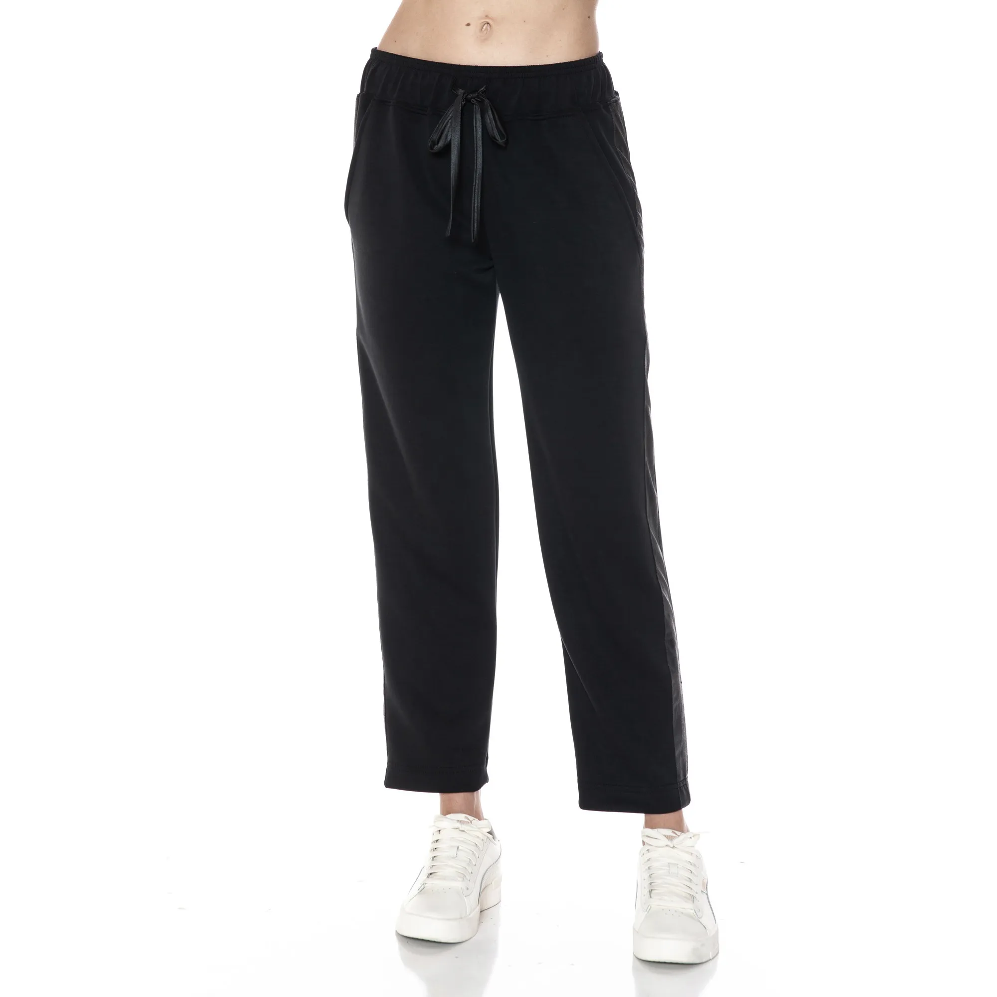 Jass Straight Leg Pleather Pocket Pant