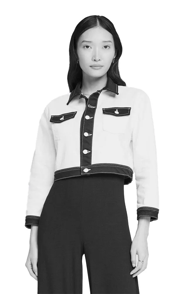 Koda Colorblock Crop Jacket
