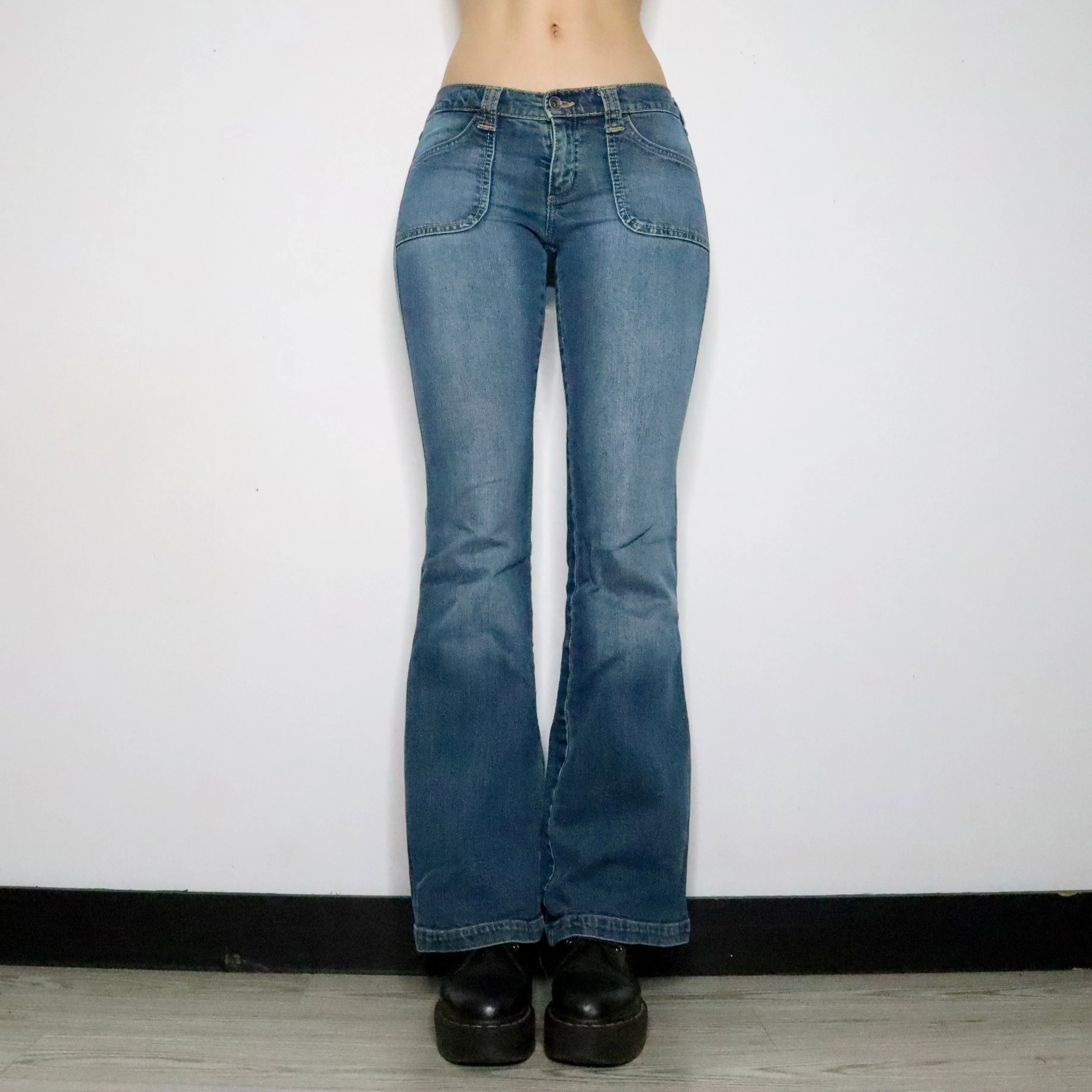 Low Rise Flare Jeans (Small)