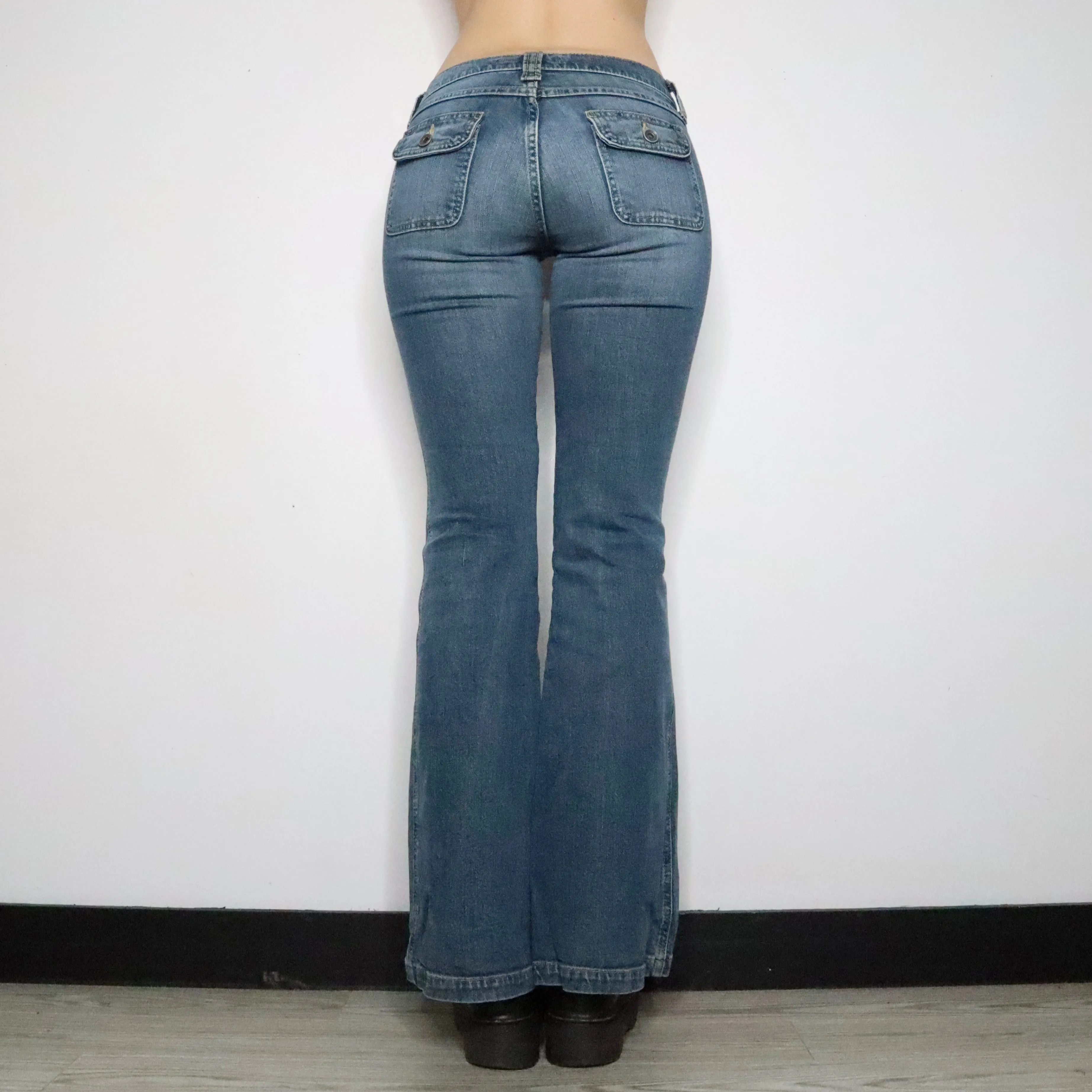 Low Rise Flare Jeans (Small)