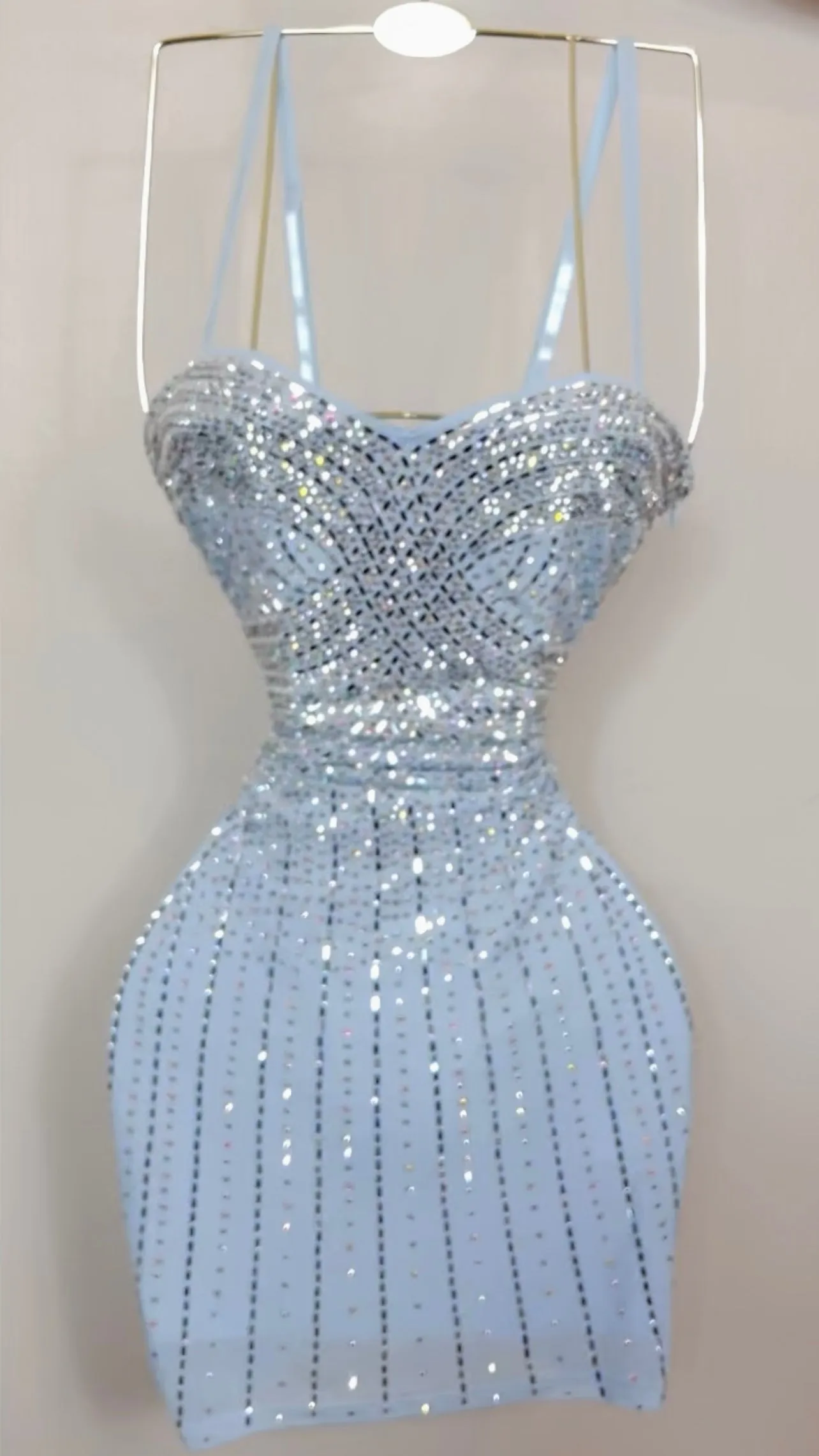 Luxury Baby Dress - Baby Blue