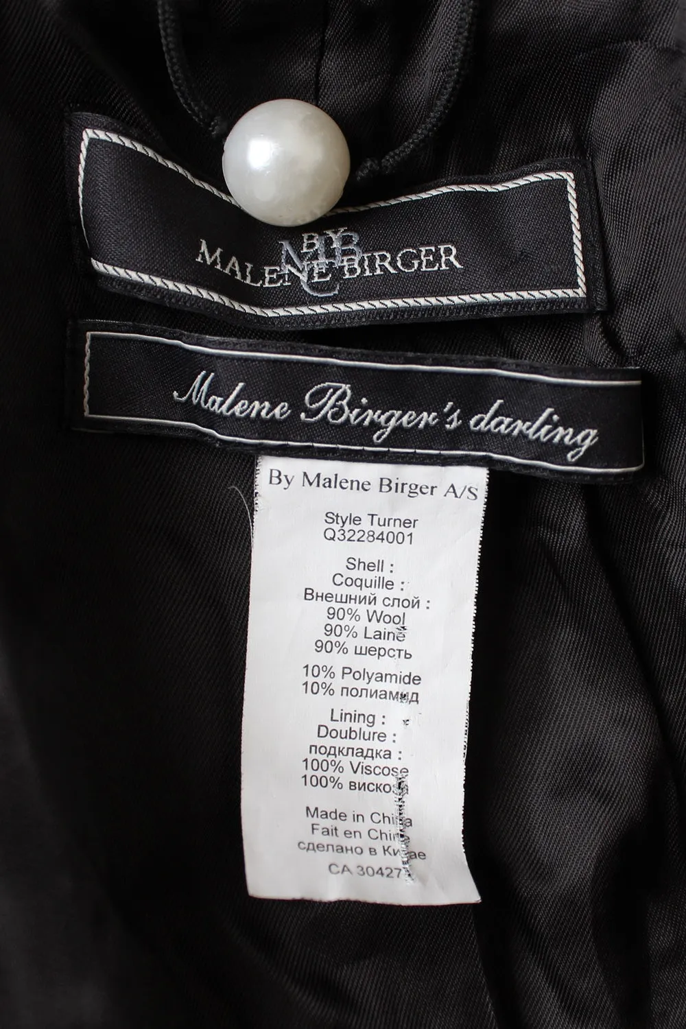MALENE BIRGER TWEED JACKET - SIZE 6