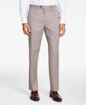 Michael Kors Mens Classic fit Dress Pants 40 / 30 Beige Solid Stretch