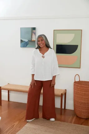 Montaigne Jambes Linen Pants