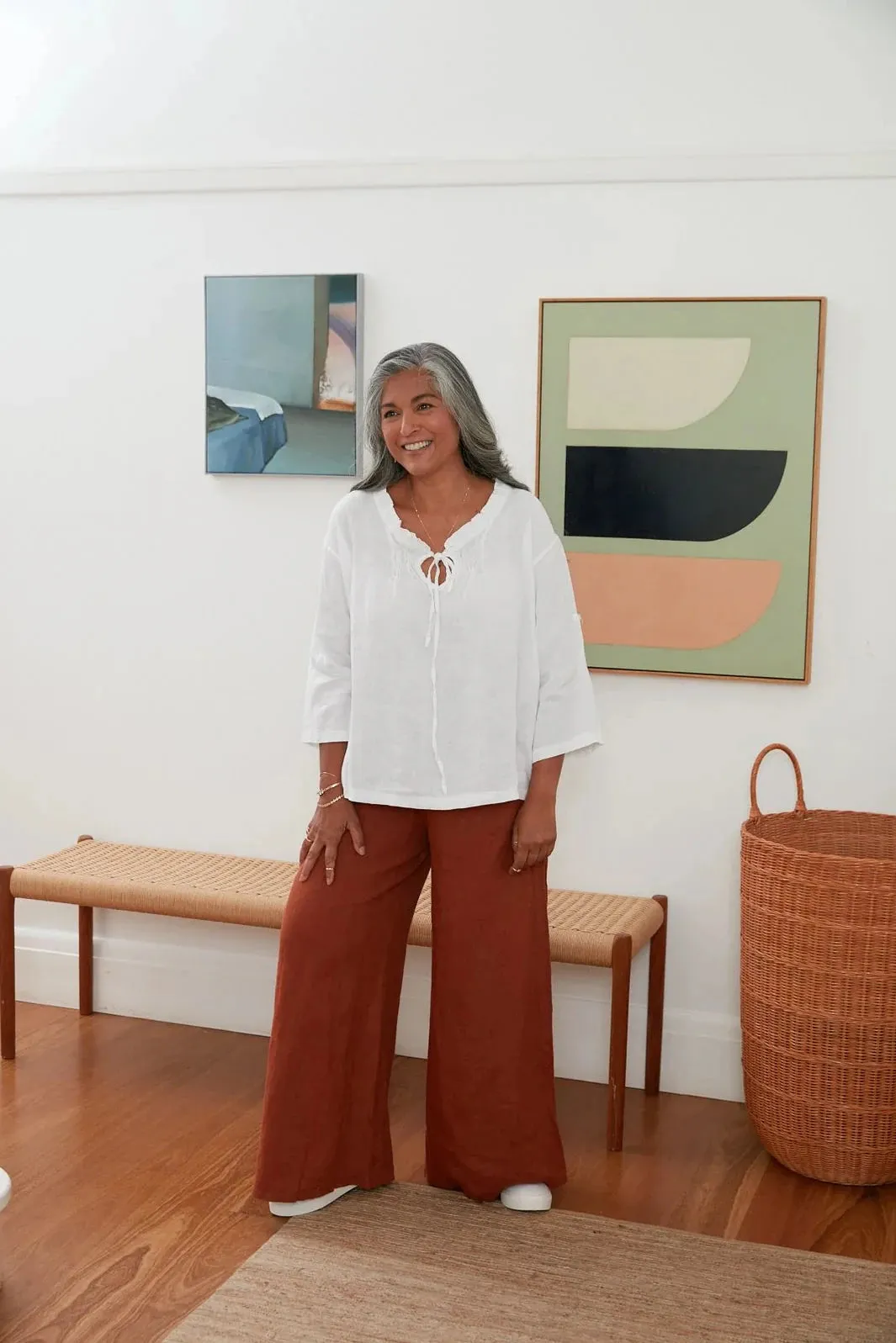Montaigne Jambes Linen Pants