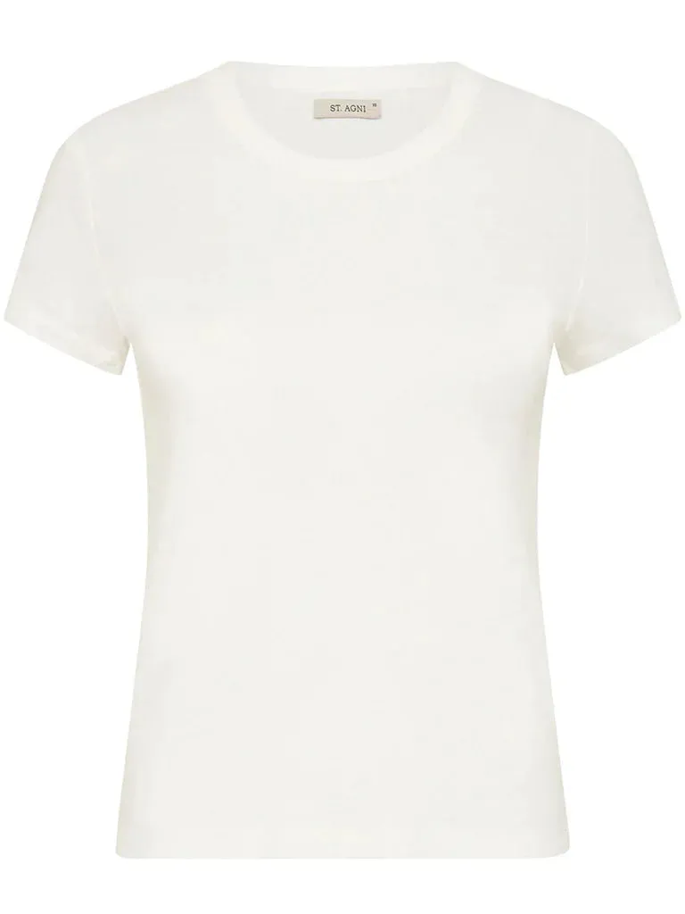 ORGANIC COTTON BABY TEE - WHITE