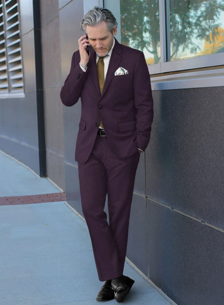 Reda Mauve Wool Suit