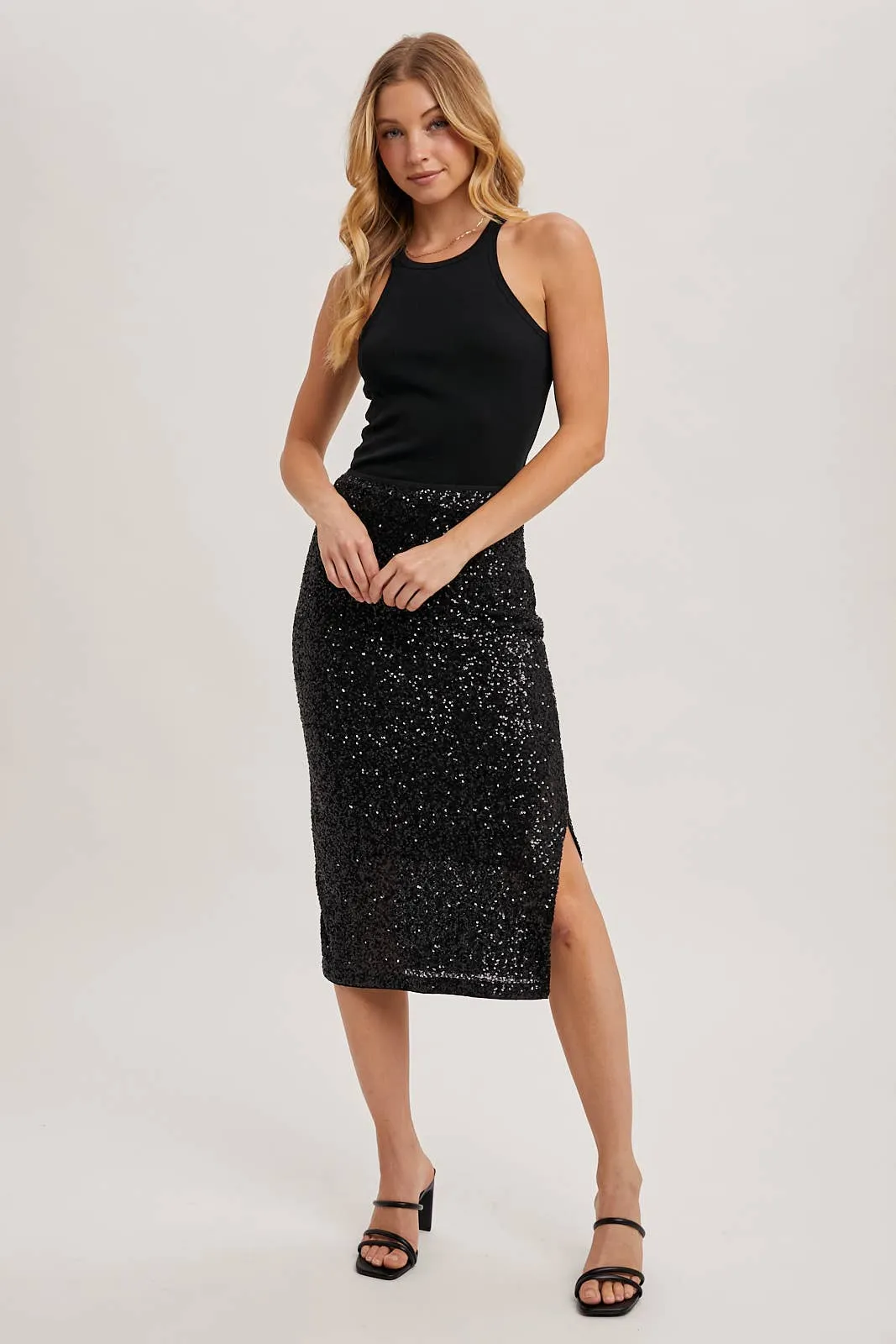 Sammy - Sequin Midi Skirt