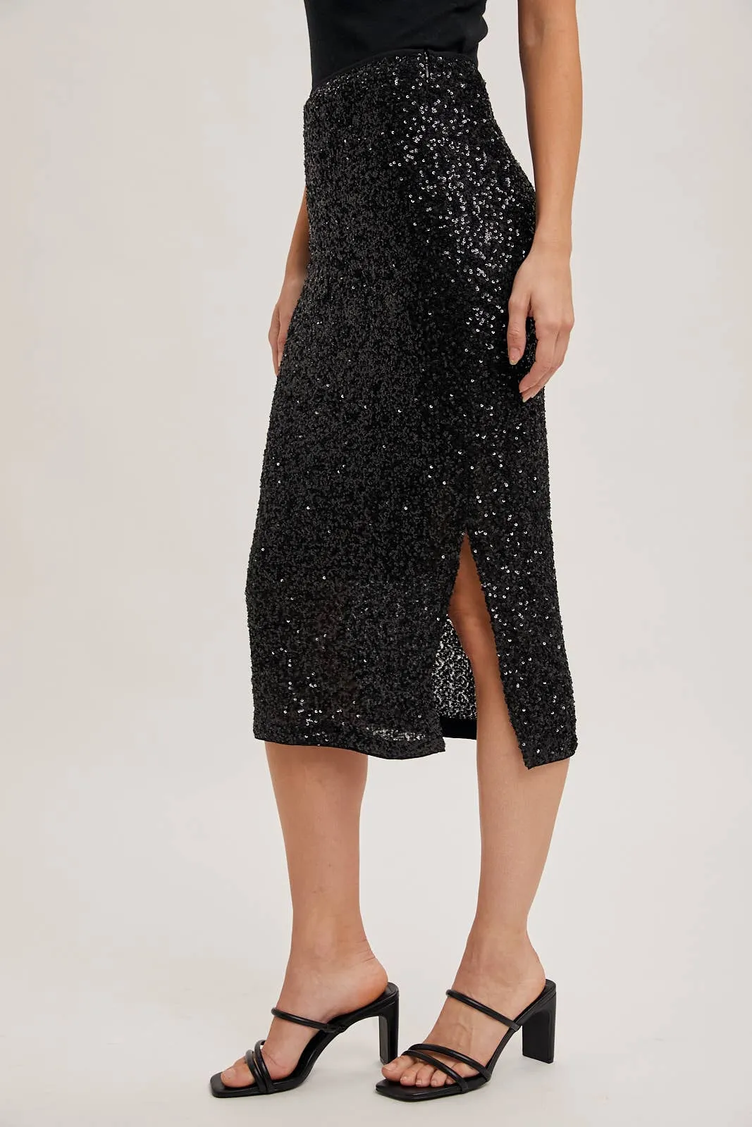 Sammy - Sequin Midi Skirt
