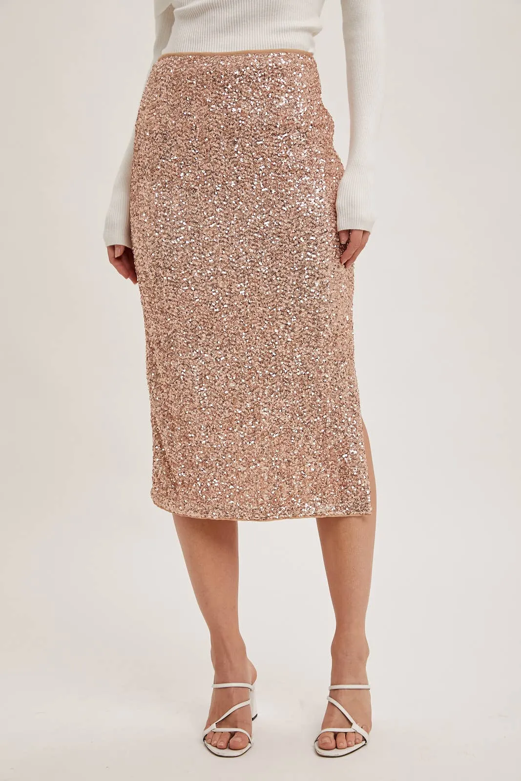 Sammy - Sequin Midi Skirt