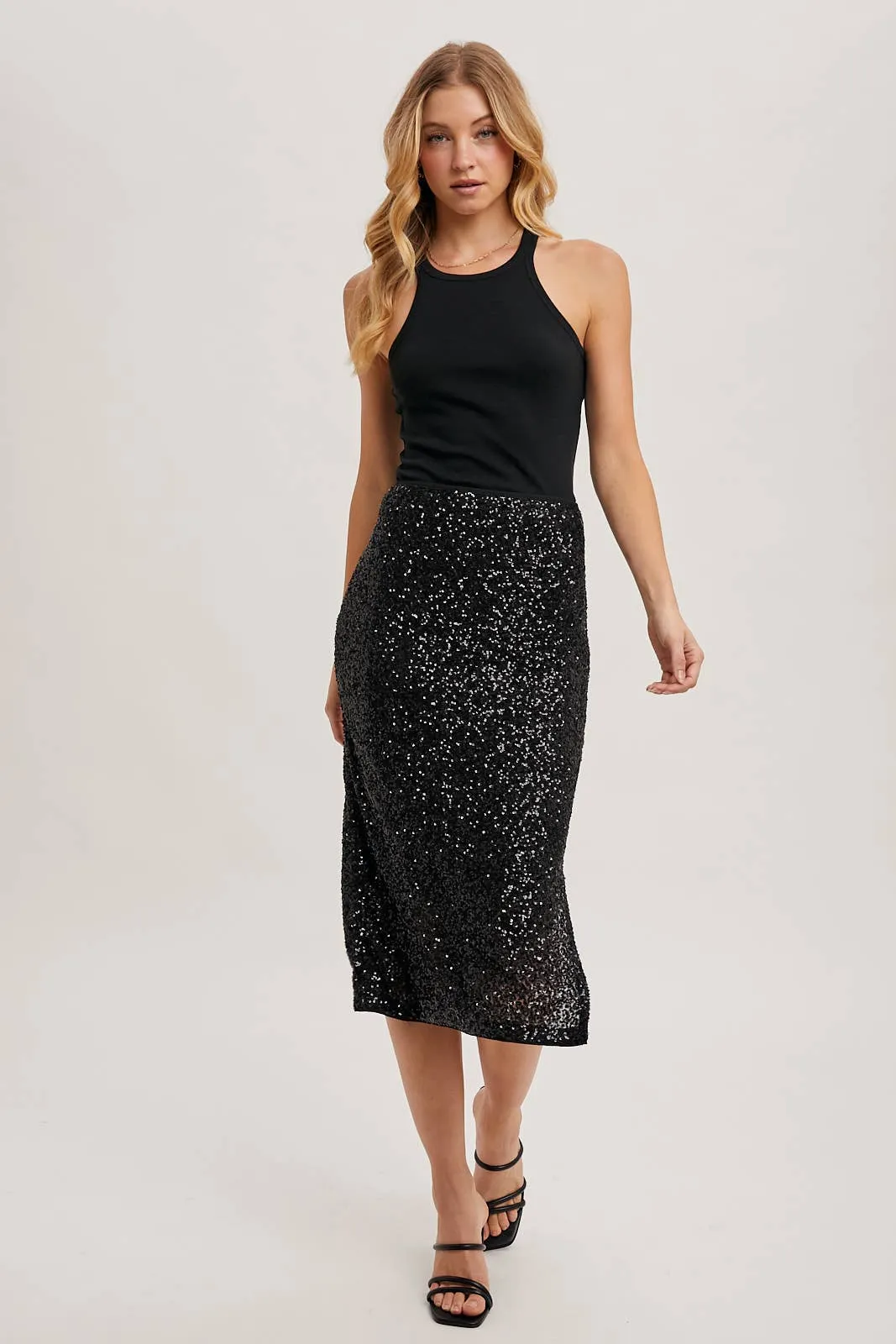 Sammy - Sequin Midi Skirt
