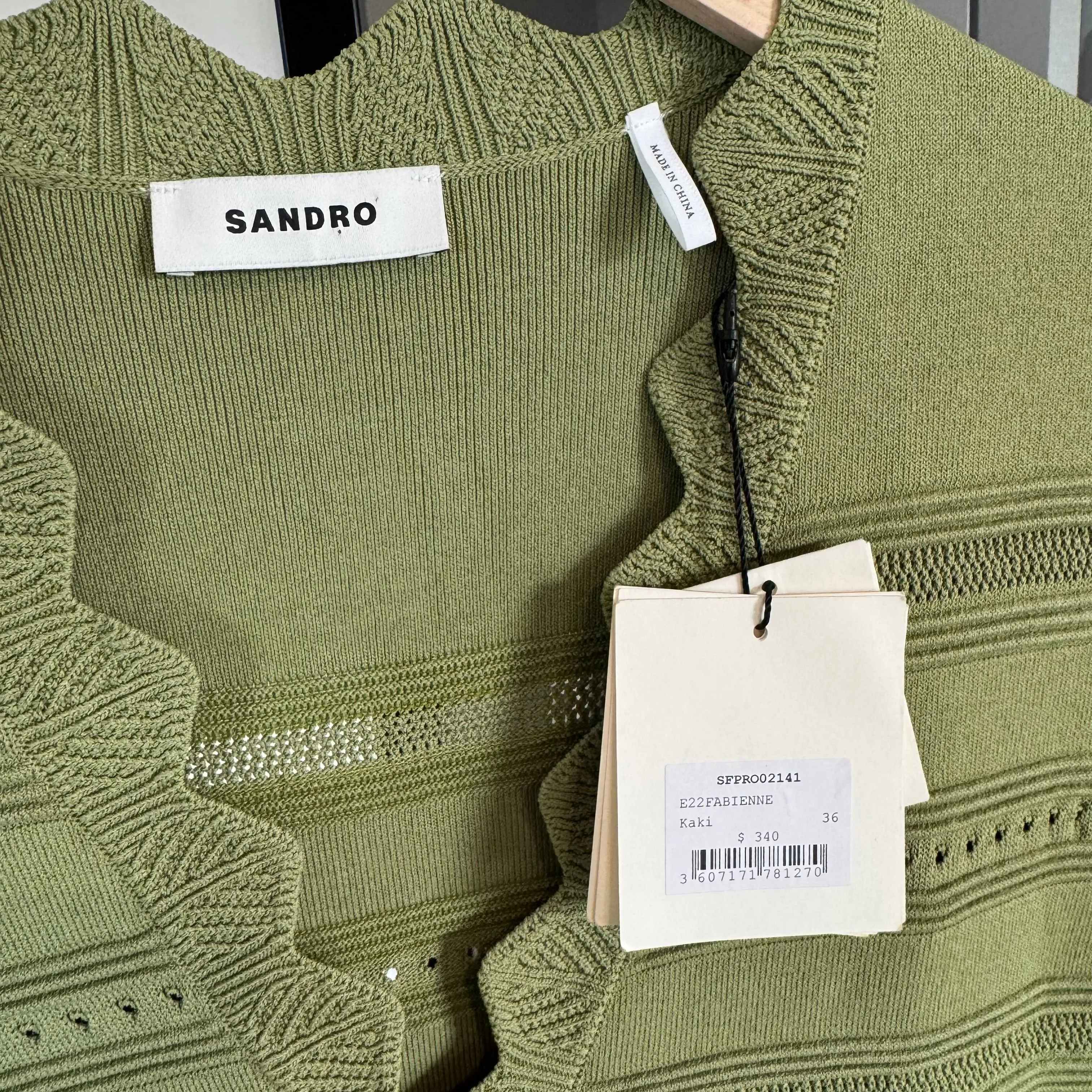 Sandro Fabienne Knit Dress