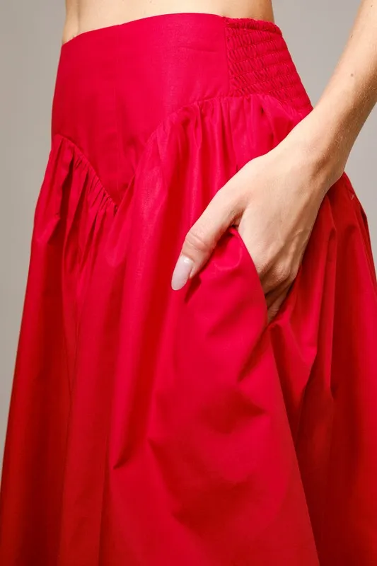 Scarlet Midi Skirt