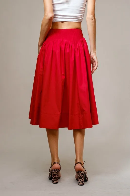 Scarlet Midi Skirt