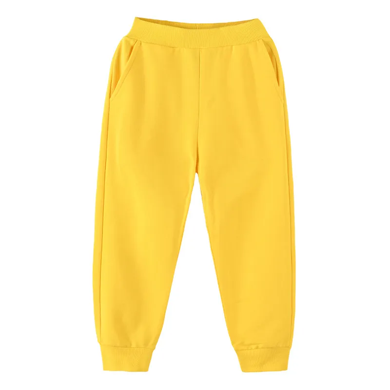 Solid Color Cotton Sweatpants