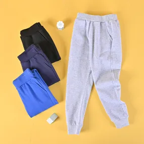 Solid Color Cotton Sweatpants