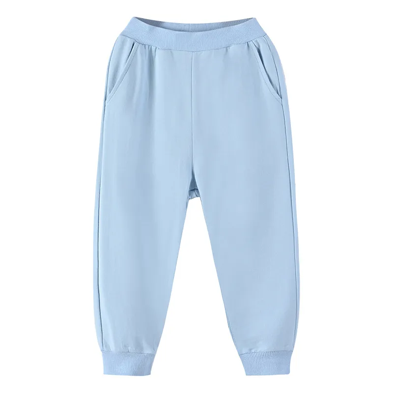 Solid Color Cotton Sweatpants