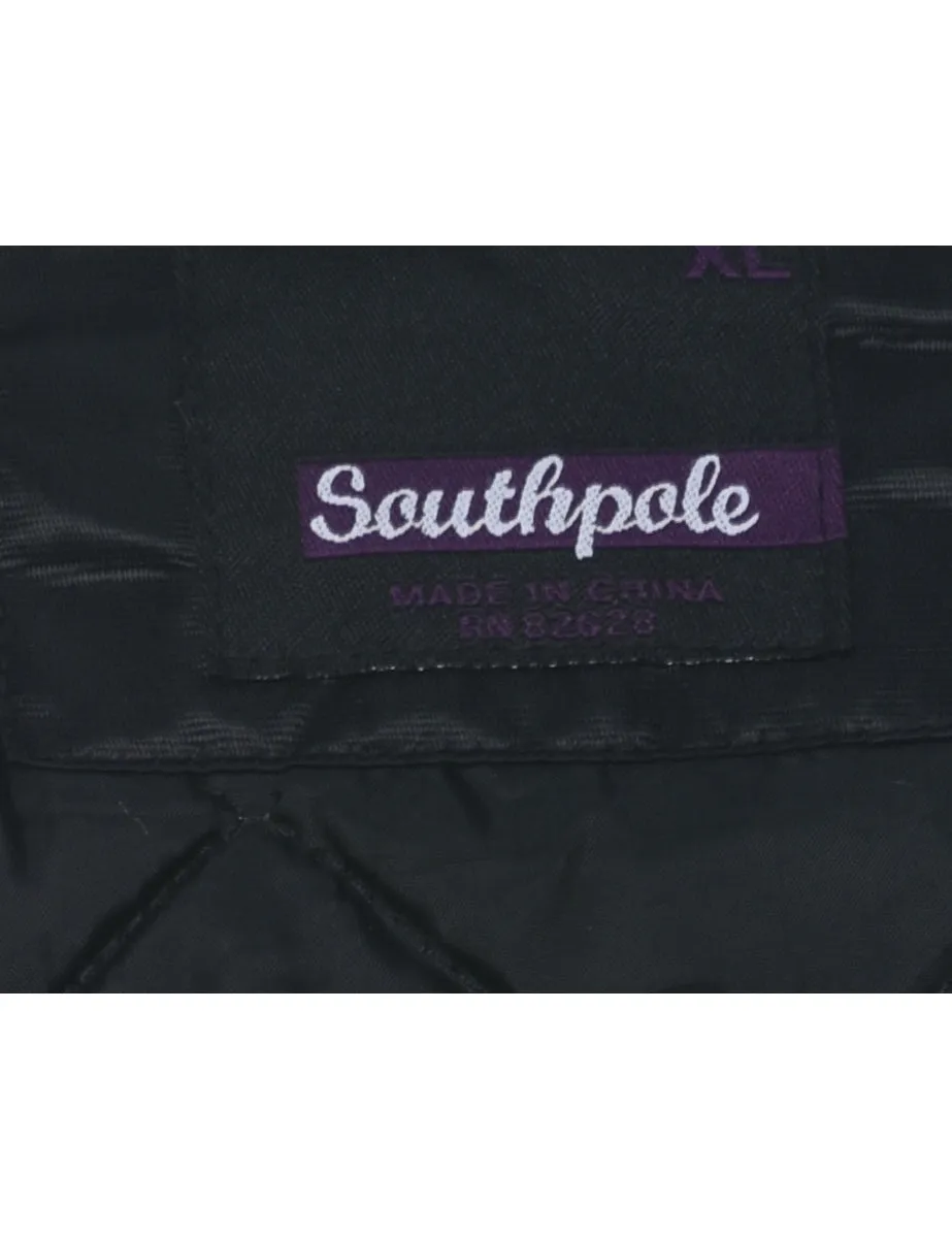Southpole Y2K  Cropped Bomber Jacket - XL