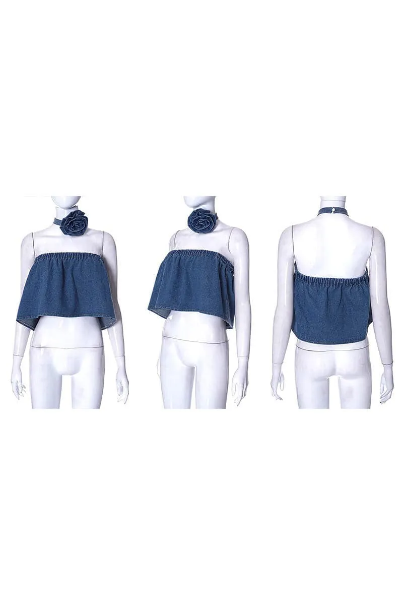 TB250 Denim Tube Top