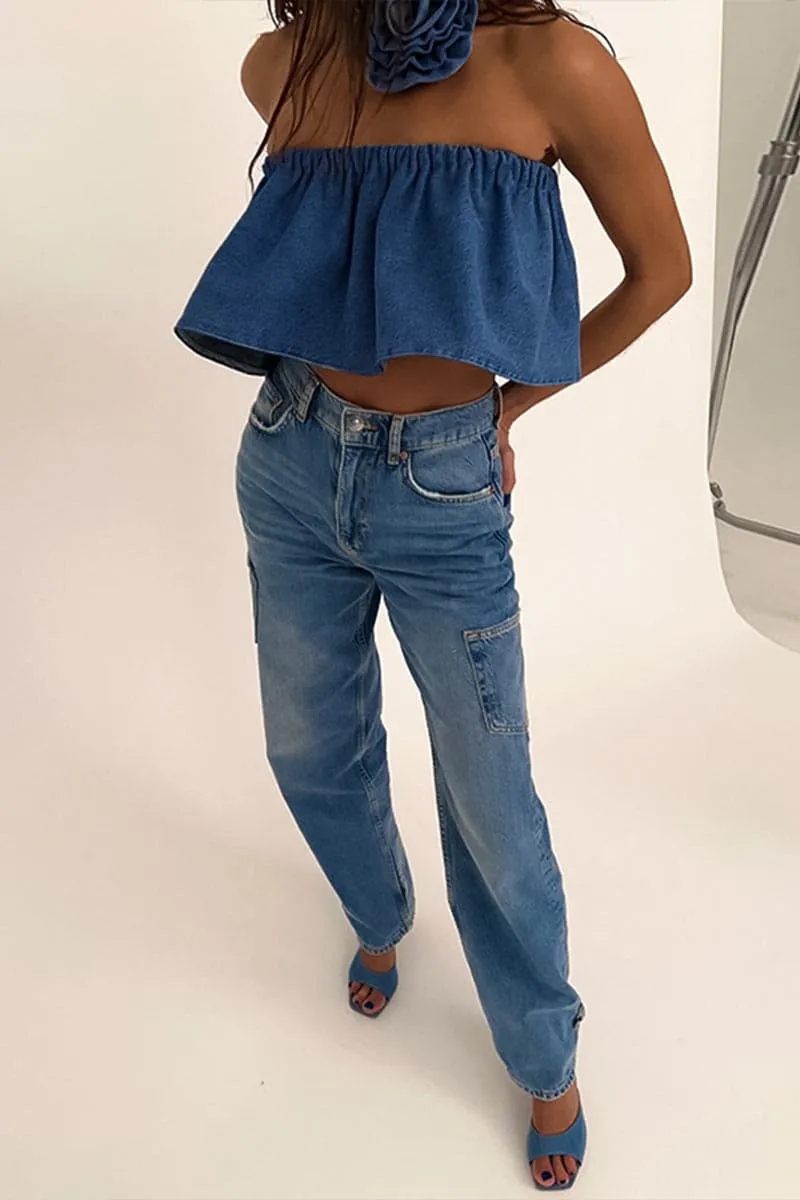 TB250 Denim Tube Top