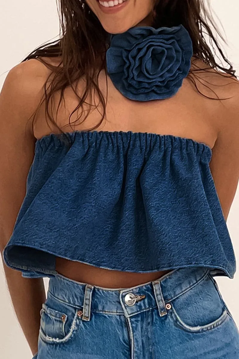 TB250 Denim Tube Top