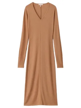 The Knit Rib Bias Dress