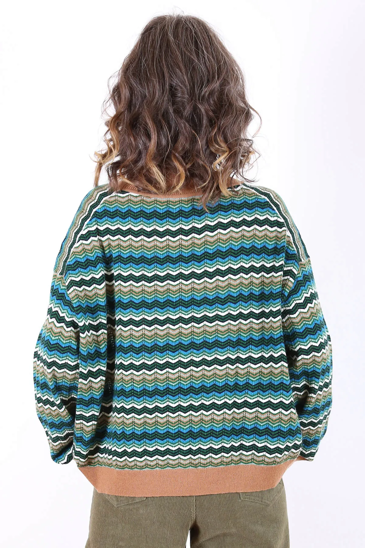 Tidal Sweater Forest in Wool/Cashmere