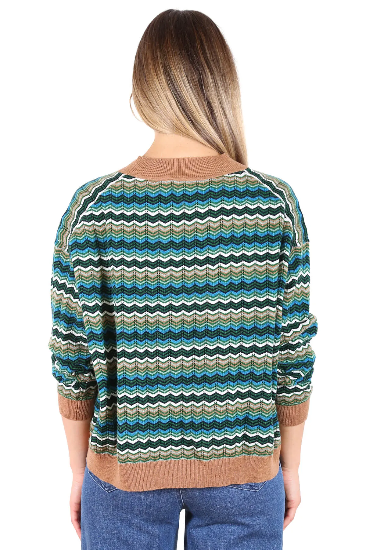 Tidal Sweater Forest in Wool/Cashmere