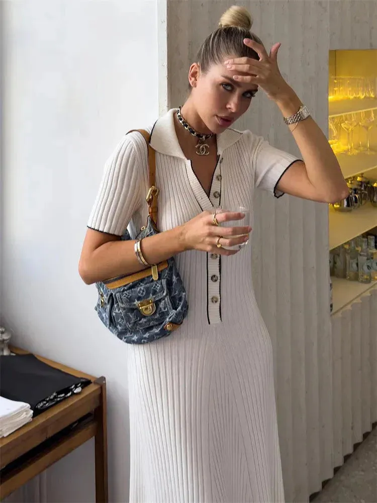 Vvsha Jeylin Knit Maxi Dress