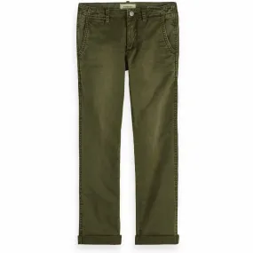 Washed Chinos Slim - Military