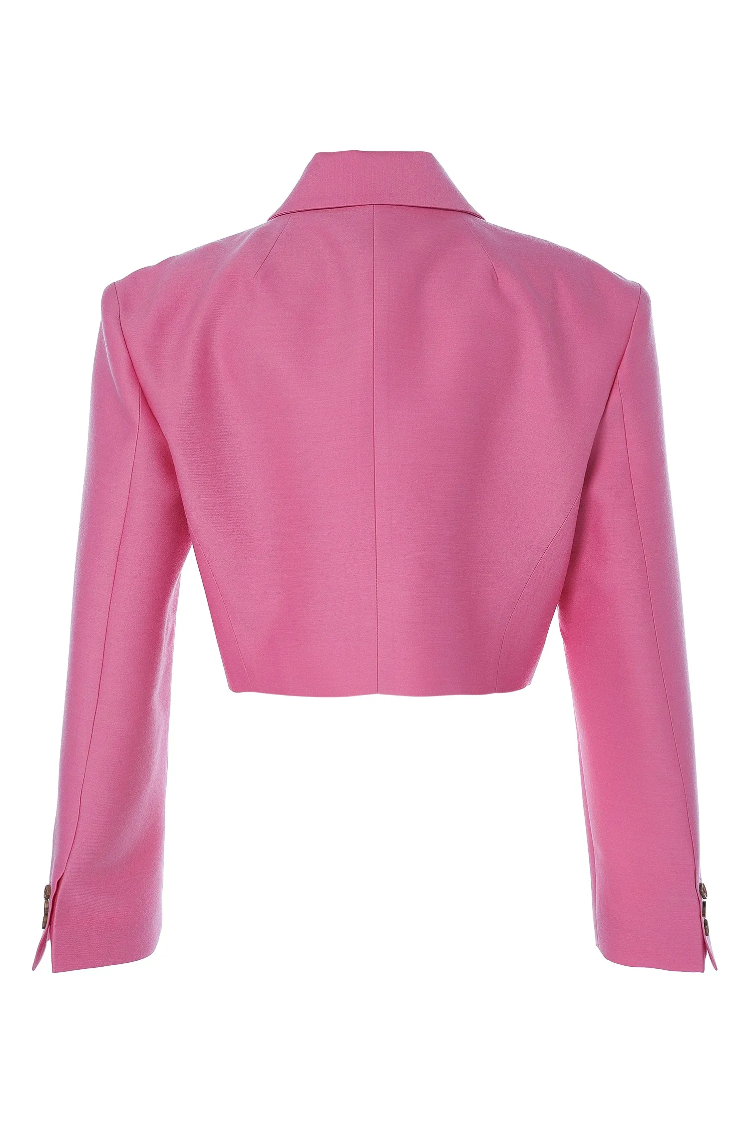 Wool & Silk Cropped Jacket