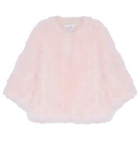 Yves Feather Jacket in Sorbet